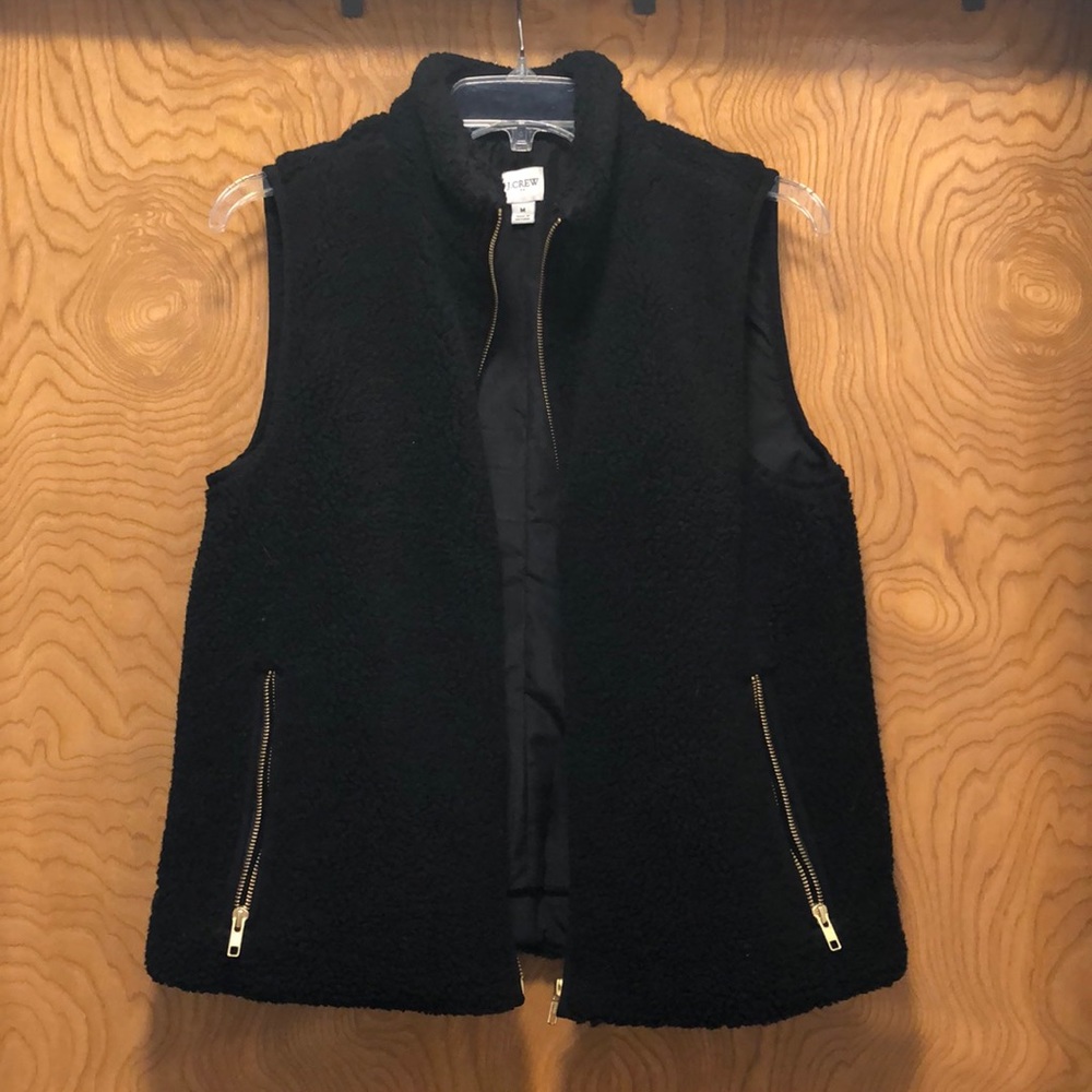 JCrew Sherpa Vest